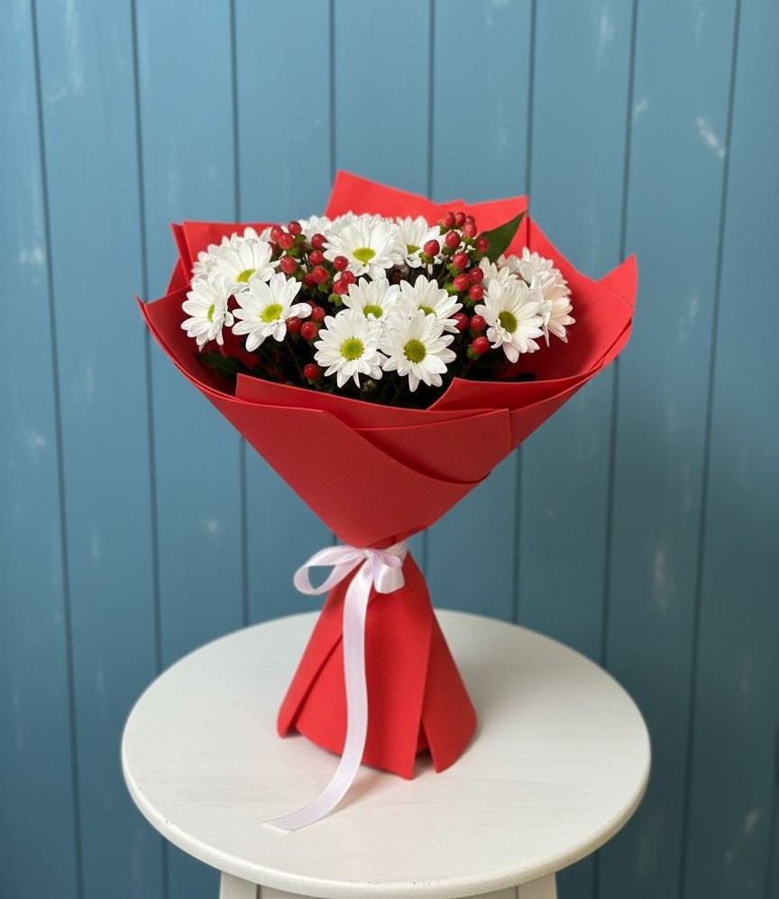 Букет цветов из: Хризантемы в Ваче