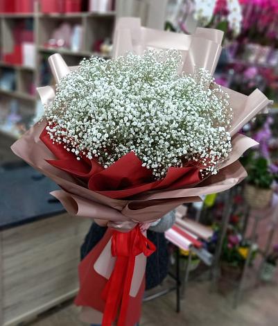 Букет цветов из: Гипсофила в Ваче