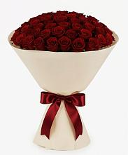 Букет 101 Бордовая роза Блэк Бакарра в Ваче