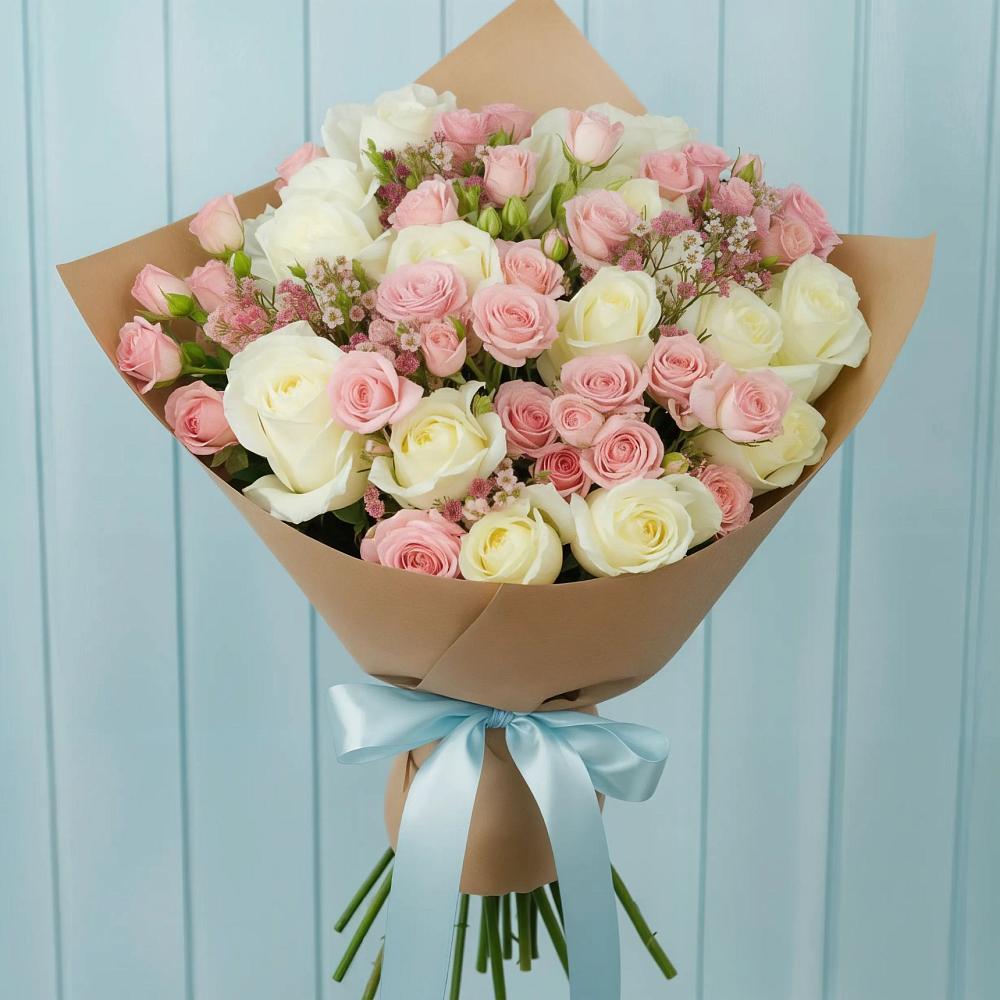 Букет цветов из: Розы в Ваче