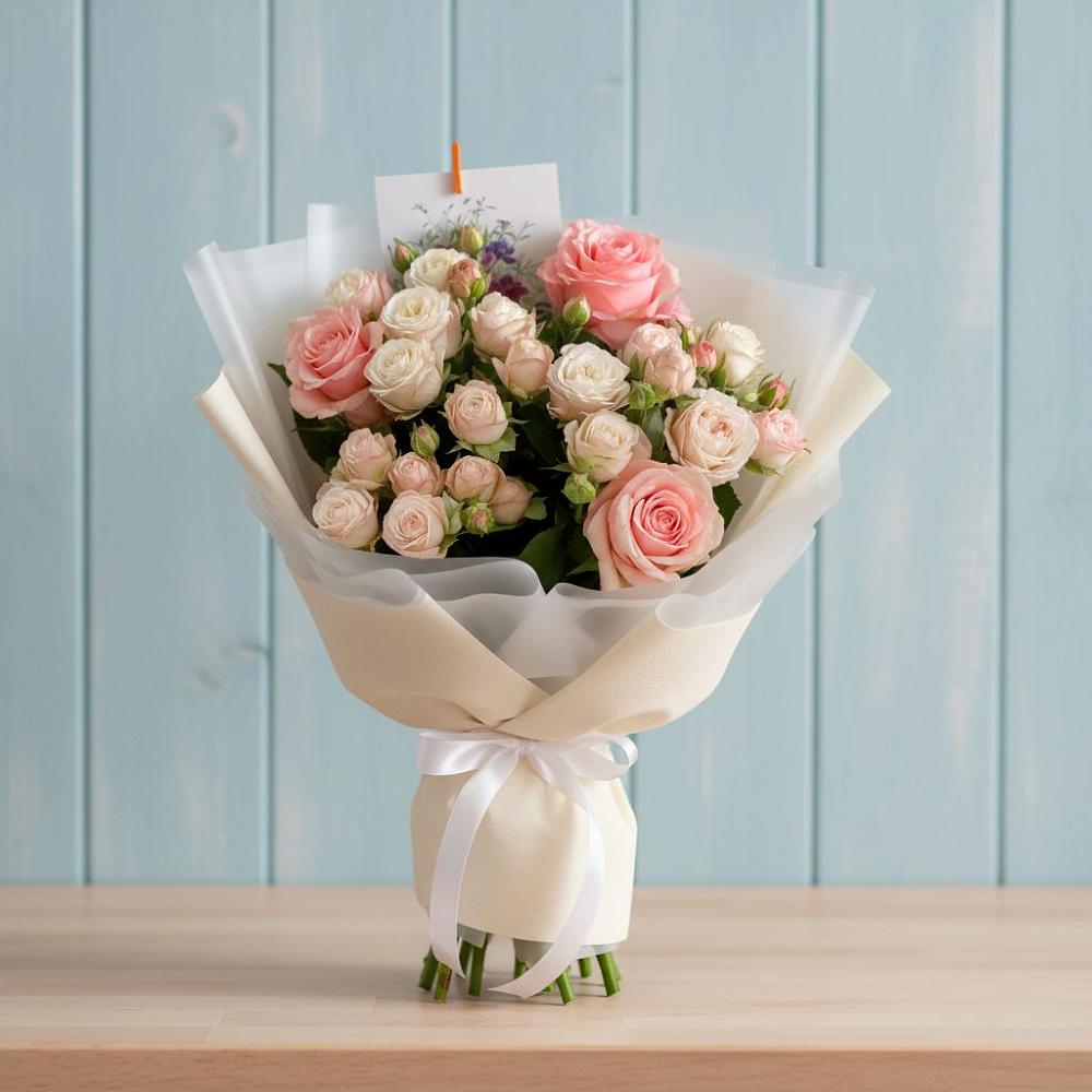 Букет цветов из: Розы в Ваче