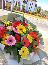 Букет цветов из:  Герберы #REPLACE_PRED# Ваче
