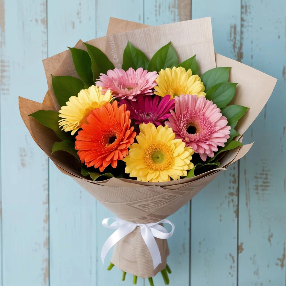 Букет цветов из: Герберы в Ваче