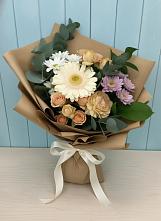 Букет цветов из:  Герберы и Хризантемы в Ваче