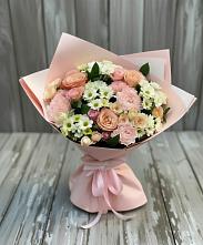 Букет цветов из:  Гвоздики, Розы и Хризантемы в Ваче