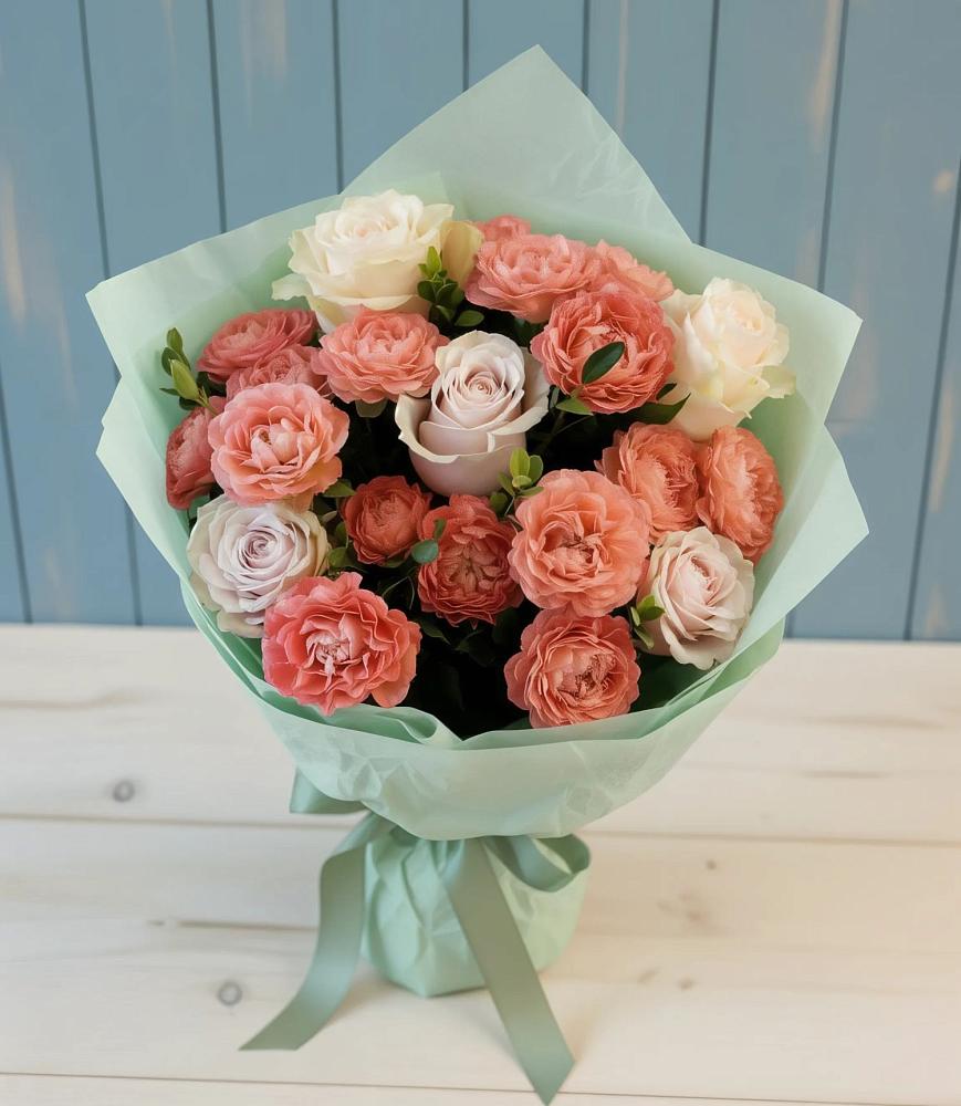 Букет цветов из: Розы в Ваче