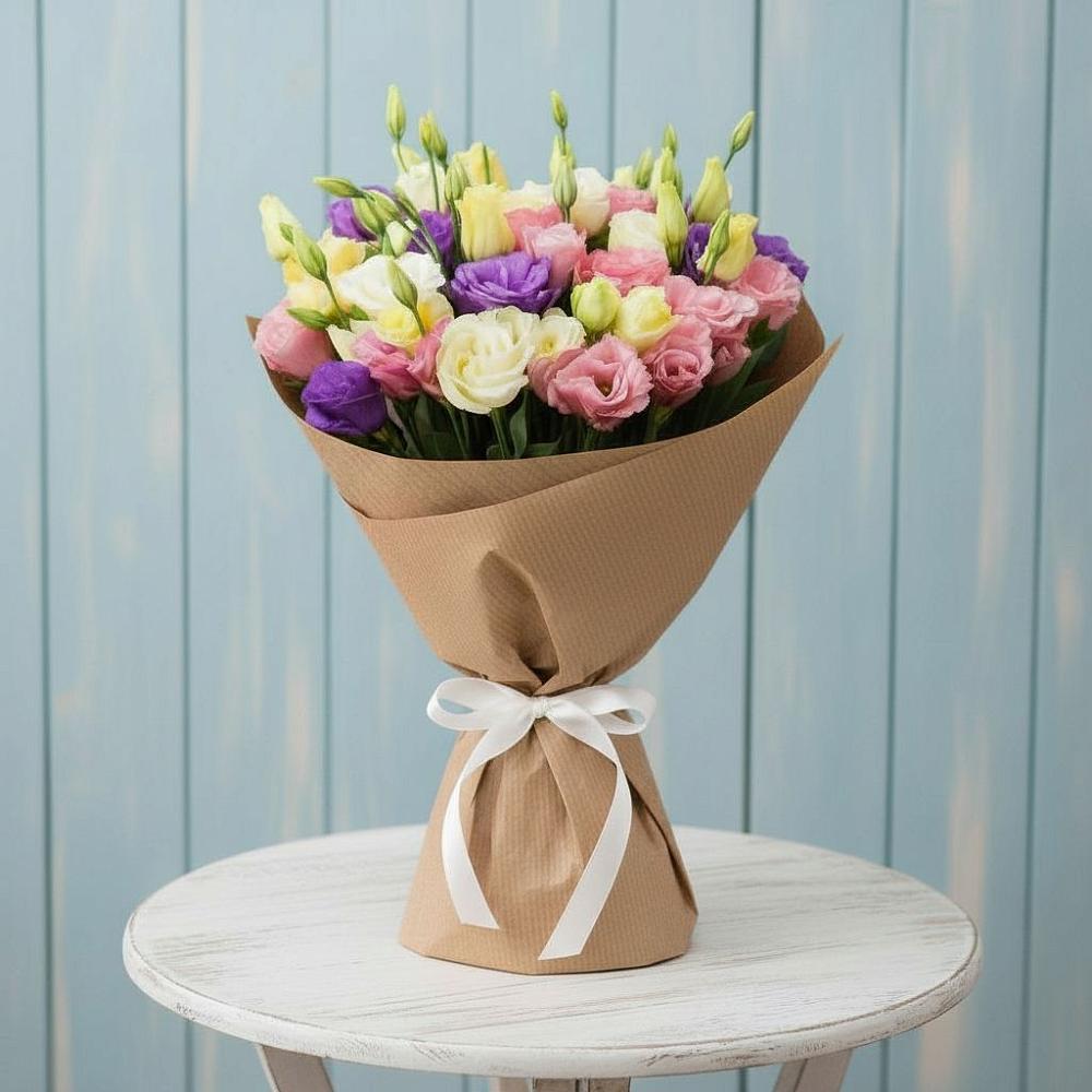 Букет цветов из: Лизиантусы в Ваче