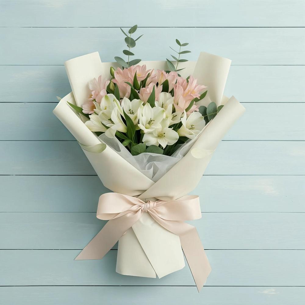 Букет цветов из: Альстромерии в Ваче