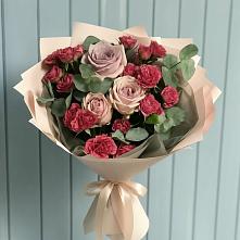 Букет цветов из:  Гвоздики и Розы #REPLACE_PRED# Ваче