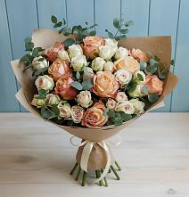 Букет цветов из:  Альстромерии и Розы #REPLACE_PRED# Ваче