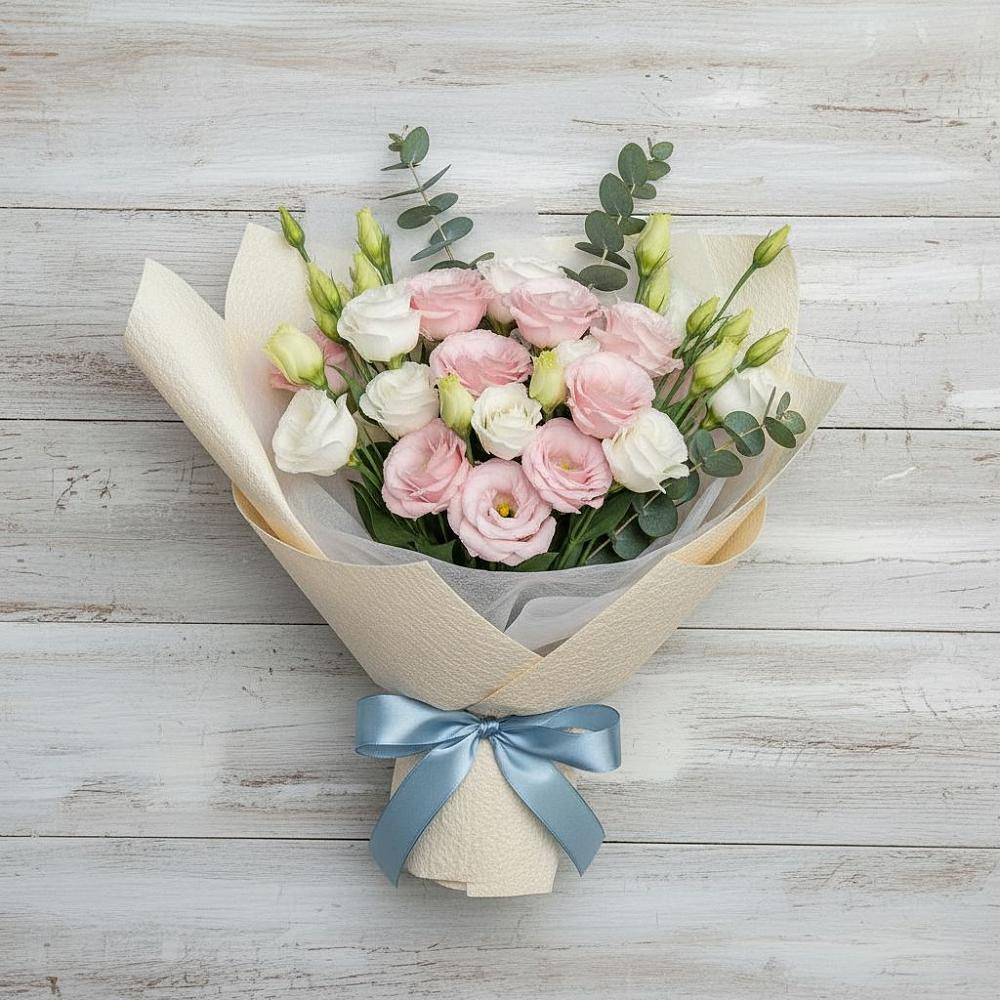 Букет цветов из: Лизиантусы в Ваче